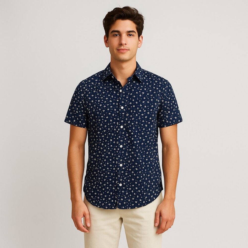 Old Navy Floral Button Down Shirt